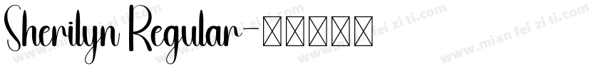 Sherilyn Regular字体转换